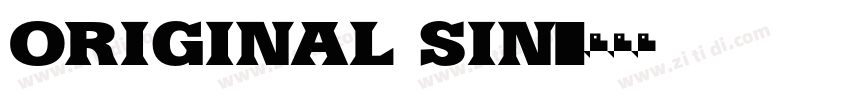 original sin字体转换